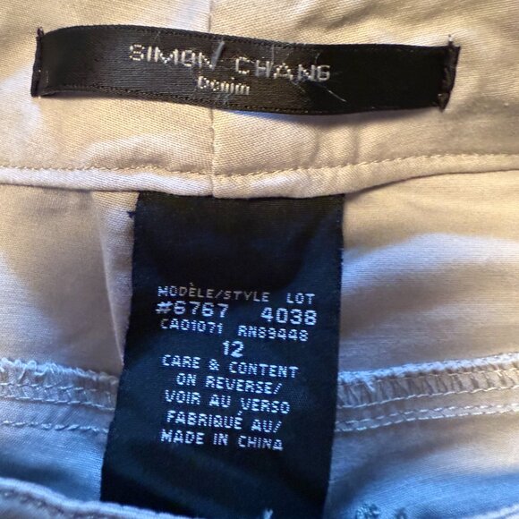 EUC Grey Crop Pant Size 12 - Picture 5 of 5